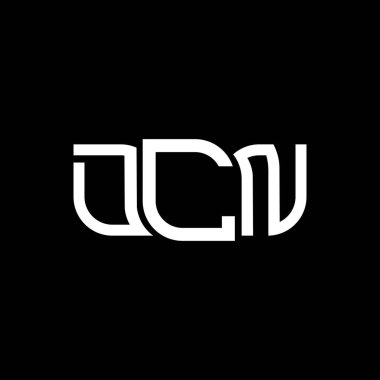 DCN logo tasarımı, DCN basit ve modern logo. DCN lüks alfabe tasarımı  