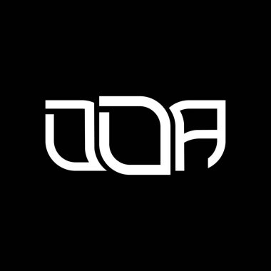 DDA logo tasarımı, DDA basit ve modern logo. DDA lüks alfabe tasarımı  