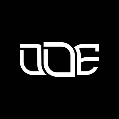 DDE logo tasarımı, DDE basit ve modern logo. DDE lüks alfabe tasarımı  