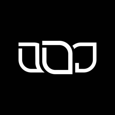 DJ logo tasarımı, DJ basit ve modern logo. DDJ lüks alfabe tasarımı  
