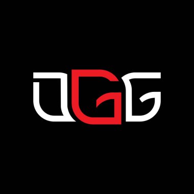 DGG logo tasarımı, DGG basit ve modern logo. DGG lüks alfabe tasarımı  