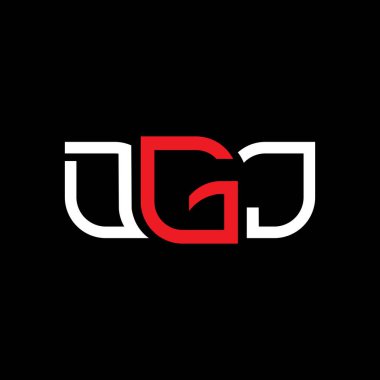 DGJ logo tasarımı, DGJ basit ve modern logo. DGJ lüks alfabe tasarımı  