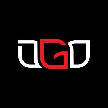 DGO logo tasarımı, DGO basit ve modern logo. DGO lüks alfabe tasarımı  