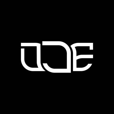 DJE logo tasarımı, DJE basit ve modern logo. DJE lüks alfabe tasarımı  