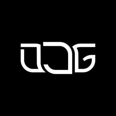 DJG logo tasarımı, DJG basit ve modern logo. DJG lüks alfabe tasarımı  