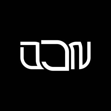 DJN logo tasarımı, DJN basit ve modern logo. DJN lüks alfabe tasarımı  