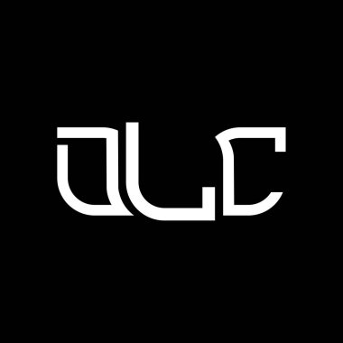 DLC logo tasarımı, DLC basit ve modern logo. DLC lüks alfabe tasarımı  