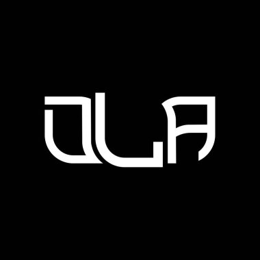 DLA logo tasarımı, DLA basit ve modern logo. DLA lüks alfabe tasarımı  