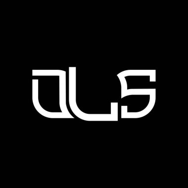 DLS logo tasarımı, DLS basit ve modern logo. DLS lüks alfabe tasarımı  