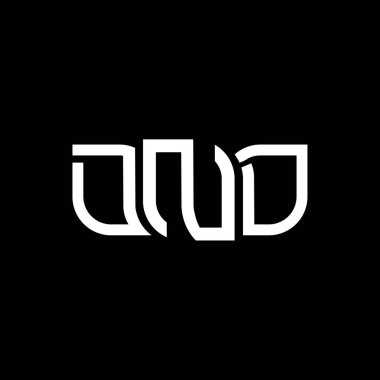 DND logo tasarımı, DND basit ve modern logo. DND lüks alfabe tasarımı  