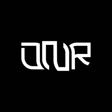 DNR logo tasarımı, DNR basit ve modern logo. DNR lüks alfabe tasarımı  