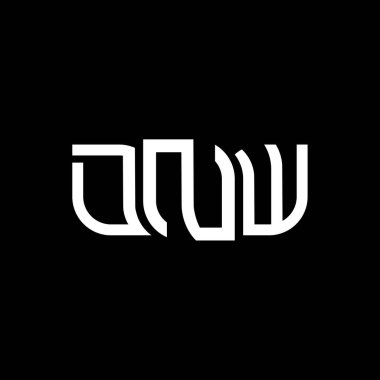 DNW logo tasarımı, DNW basit ve modern logo. DNW lüks alfabe tasarımı  