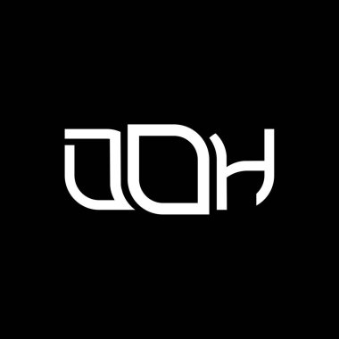 DOH logo tasarımı, DOH basit ve modern logo. DOH lüks alfabe tasarımı  