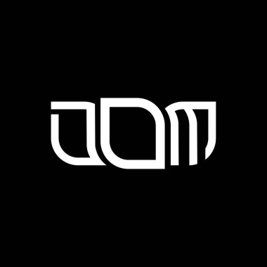 DOM logo tasarımı, DOM basit ve modern logo. DOM lüks alfabe tasarımı  