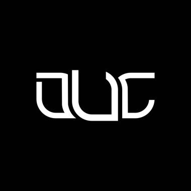 DUL logo tasarımı, DUL basit ve modern logo. DUL lüks alfabe tasarımı  