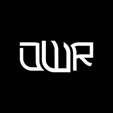 DWR logo tasarımı, DWR basit ve modern logo. DWR lüks alfabe tasarımı  