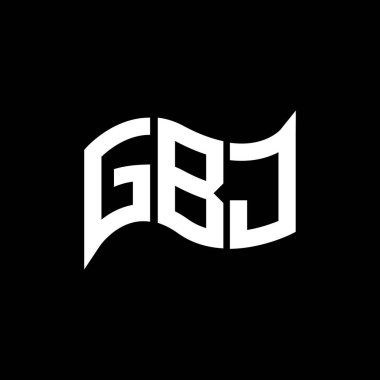 GBJ logo tasarımı, GBJ basit ve modern logo. GBJ lüks alfabe tasarımı  