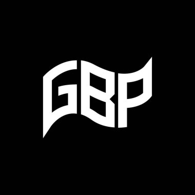 GBP logo tasarımı, GBP basit ve modern logo. GBP lüks alfabe tasarımı  