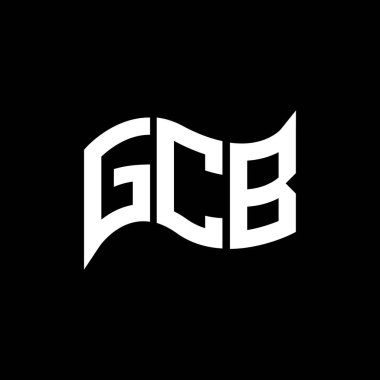 GCB logo tasarımı, GCB basit ve modern logo. GCB lüks alfabe tasarımı  