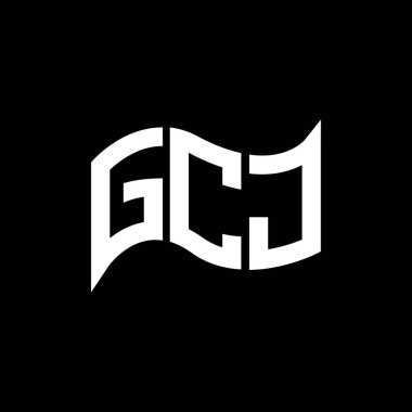 GCJ logo tasarımı, GCJ basit ve modern logo. GCJ lüks alfabe tasarımı  