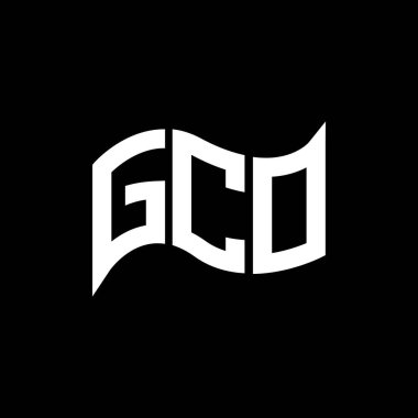 GCO logo tasarımı, GCO basit ve modern logo. GCO lüks alfabe tasarımı  