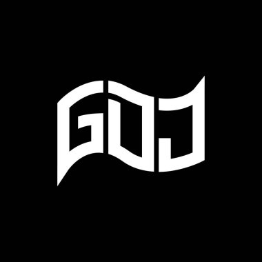 GDJ logo tasarımı, GDJ basit ve modern logo. GDJ lüks alfabe tasarımı  