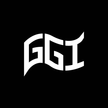 GGI logo tasarımı, GGGI basit ve modern logo. GGI lüks alfabe tasarımı  