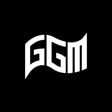GGM logo tasarımı, GGM basit ve modern logo. GGM lüks alfabe tasarımı  