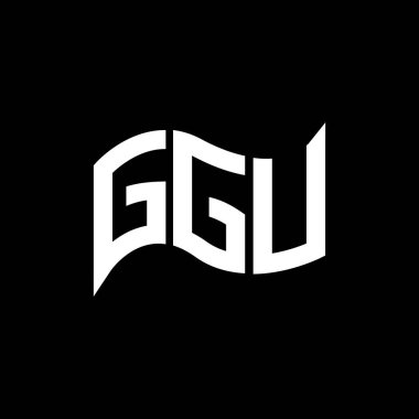 GGU logo tasarımı, GGU basit ve modern logo. GGU lüks alfabe tasarımı  