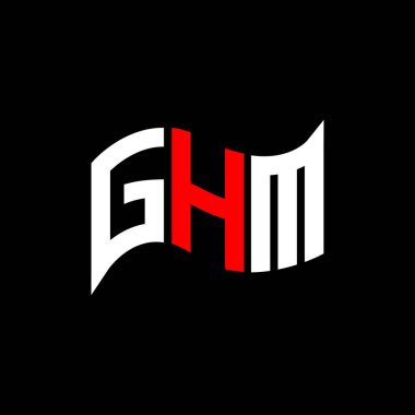 GHM logo tasarımı, GHM basit ve modern logo. GHM lüks alfabe tasarımı  