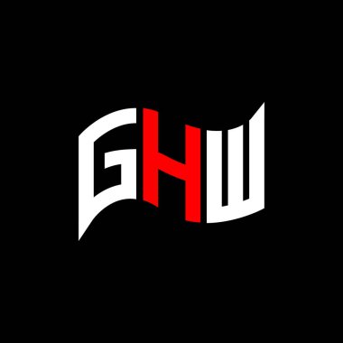 GHW logo tasarımı, GHW basit ve modern logo. GHW lüks alfabe tasarımı  