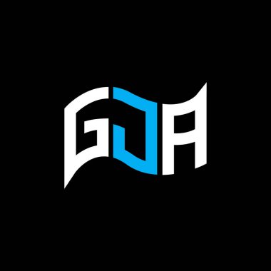 GJA logo tasarımı, GJA basit ve modern logo. GJA lüks alfabe tasarımı  