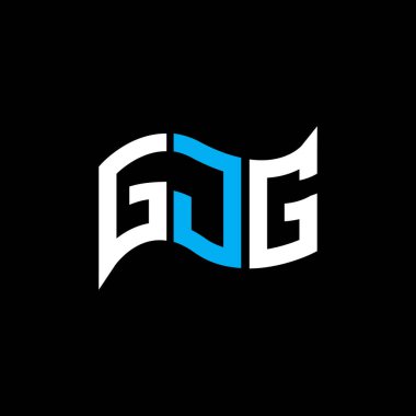 GJG logo tasarımı, GJG basit ve modern logo. GJG lüks alfabe tasarımı  