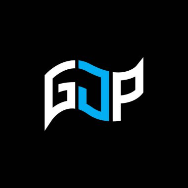 GJP logo tasarımı, GJP basit ve modern logo. GJP lüks alfabe tasarımı  