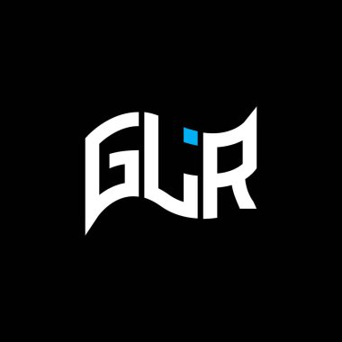 GLR logo tasarımı, GLR basit ve modern logo. GLR lüks alfabe tasarımı  