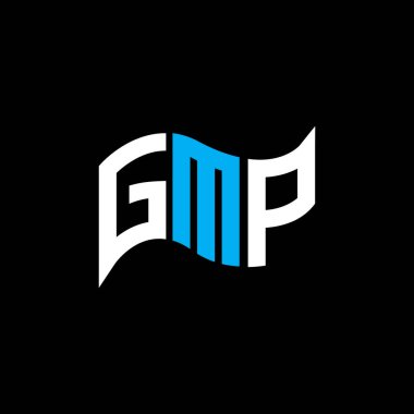 GMP logo tasarımı, GMP basit ve modern logo. GMP lüks alfabe tasarımı  