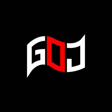 GOJ logo tasarımı, GOJ basit ve modern logo. GOJ lüks alfabe tasarımı  