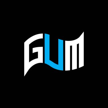 GUM logo tasarımı, GUM basit ve modern logo. GUM lüks alfabe tasarımı  