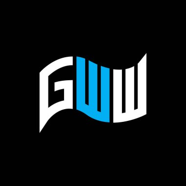 GWW logo tasarımı, GWW basit ve modern logo. GWW lüks alfabe tasarımı  