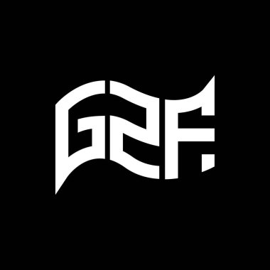 GZF logo tasarımı, GZF basit ve modern logo. GZF lüks alfabe tasarımı  