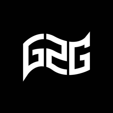 GZG logo tasarımı, GZG basit ve modern logo. GZG lüks alfabe tasarımı  