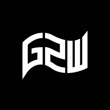 GZW logo tasarımı, GZW basit ve modern logo. GZW lüks alfabe tasarımı  