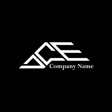 DCE logo tasarımı, DCE basit ve modern logosu. DCE lüks alfabe tasarımı  