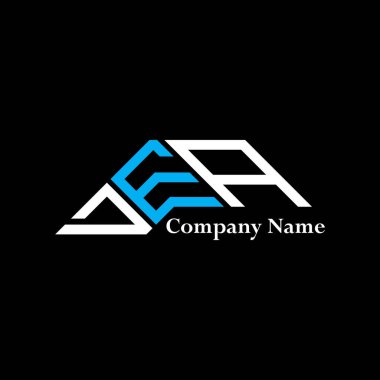 DEA logo tasarımı, DEA basit ve modern logosu. DEA lüks alfabe tasarımı  