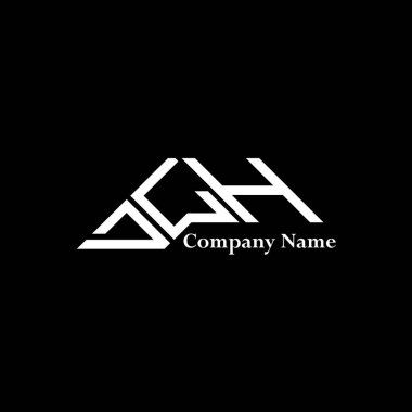 DLH logo tasarımı, DLH basit ve modern logo. DLH lüks alfabe tasarımı  