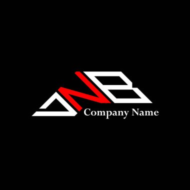 DNB logo tasarımı, DNB basit ve modern logo. DNB lüks alfabe tasarımı  