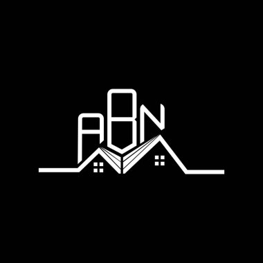 ABN emlak logosu tasarımı, ABN basit ve modern logo. ABN lüks alfabe tasarımı  