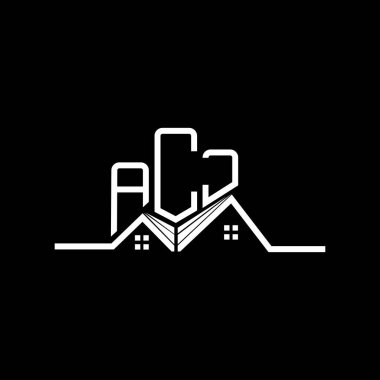 ACJ emlak logosu tasarımı, ACJ basit ve modern logo. ACJ lüks alfabe tasarımı  