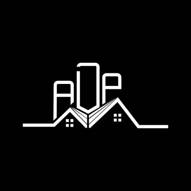 ADP emlak logosu tasarımı, ADP basit ve modern logo. ADP lüks alfabe tasarımı  