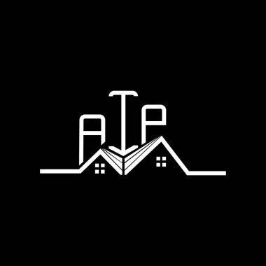 AIP Emlak Logosu Tasarımı, AIP Basit ve Modern Logo. AIP lüks alfabe tasarımı  